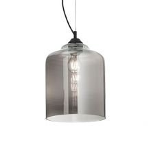 Bistro Square lampa wisząca 1x60W E27 230V przydymiona